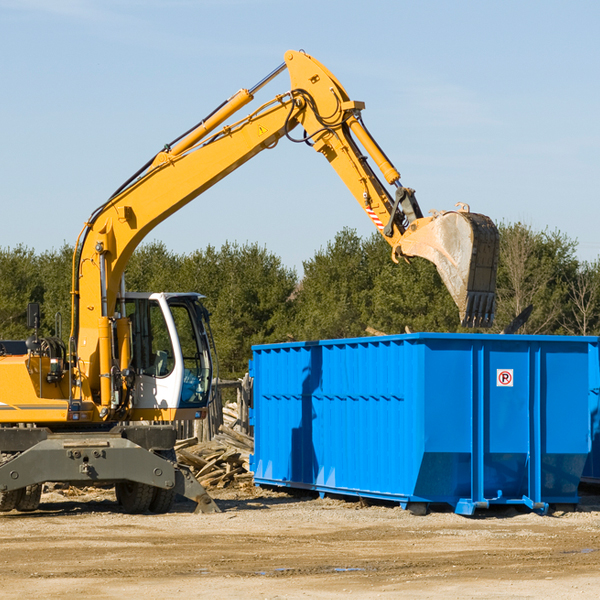 what happens if the residential dumpster is damaged or stolen during rental in Pillow PA